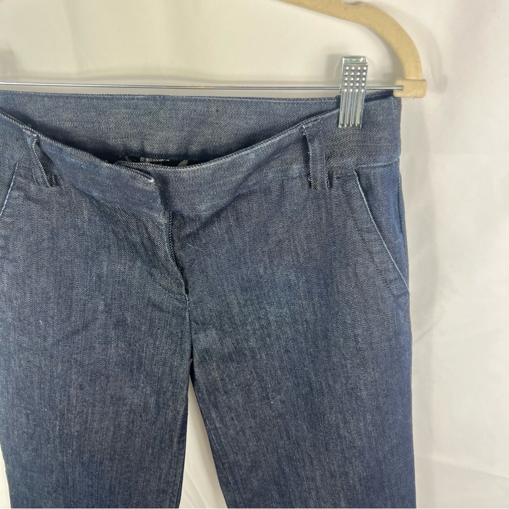 J. Crew Women’s Dark Denim Cuffed Tousers Jeans - Picture 4 of 9